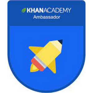 Kahn Academy Ambassador badge